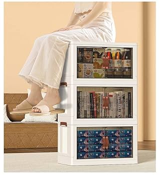 Amazon｜収納ケース 折りたたみ 前開き キャスター付き 収納棚